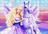 Cakapuzzle  Barbie Ve Pegasus'un Büyüsü Görseli Puzzle Yapboz MDF Ahşap