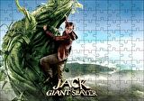 Cakapuzzle  Dev Avcısı Jack ve Sarmaşığı Puzzle Yapboz MDF Ahşap