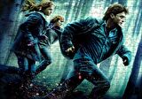 Cakapuzzle  Harry Potter ve Ölüm Yadigarları Kaçış Görseli Puzzle Yapboz MDF Ahşap