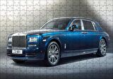 Cakapuzzle  Mavi Rolls Royce Görseli Puzzle Yapboz MDF Ahşap