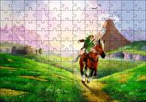Cakapuzzle  Zelda Ocarina Efsanesi Ve Koşan At Görseli Puzzle Yapboz MDF Ahşap