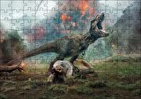 Cakapuzzle Jurassic World Kayıp Krallık T-Rex ve Yanardağ Puzzle Yapboz MDF Ahşap