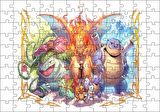 Cakapuzzle Pikaçu Tüm Karakterler Dijital Çizim Puzzle Yapboz MDF Ahşap