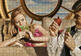 Cakapuzzle Kağıt Oynayan Çift Puzzle Yapboz MDF Ahşap