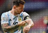 Cakapuzzle Kaptan Messi Arjantin Milli Şampiyonu Puzzle Yapboz MDF Ahşap