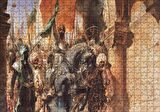 Cakapuzzle Osmanlı Padişahı Fatih Sultan Mehmet Feti Görseli Puzzle Yapboz MDF Ahşap