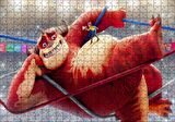 Cakapuzzle Sirkte İpler Üzerindeki Sevimli Canavar Puzzle Yapboz MDF Ahşap