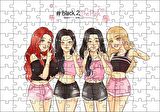 Cakapuzzle Black Pink Kore Pop Pembe Siyah Kıyafetli Puzzle Yapboz MDF Ahşap