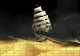 Cakapuzzle Çöl Kum Filmler Sanat Eseri Yelkenli Gemi Puzzle Yapboz MDF Ahşap