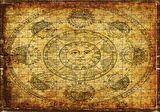 Cakapuzzle Horoscope Güneş Gezegenler Açılar Görseli Puzzle Yapboz MDF Ahşap