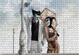 Cakapuzzle Joker Harley Quinn Aşkı Animasyon Görseli Puzzle Yapboz MDF Ahşap