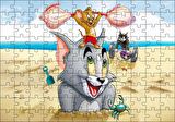 Cakapuzzle Tom ve Jerry Tough Tumble Puzzle Yapboz MDF Ahşap
