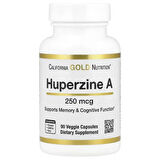 California Gold Nutrition Huperzine A Memory & Cognitive 250 mcg 90 Veggie Caps