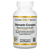 California Gold Nutrition Silymarin Milk Thistle Karaciğer koruyucu Liv52 Complex 120 Veggie Kapsül