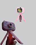 1080P HD Çocuk Vlog Kamerası - Tripod ve Eğitici Oyunlarl