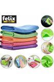 Yüksek Emici Baklava Dilimli Microfiber Genel Temizlik Cam Bezi 4'lü Set
