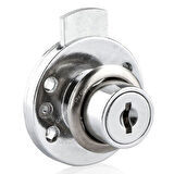 Yuvarlak Çekmece Kapak Kilidi 16mm