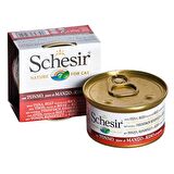 Schesir Ton Balıklı Sığır Etli Kedi Konservesi 85 Gr