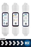 Kapalı Kasa Su Arıtma Cihazı Aquaflo 12 Inç 3lü Inline Su Arıtma Ön Filtresi (KK-3)