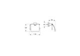 VitrA Base 400 A44123 Tuvalet Kağıtlığı, Krom