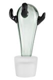 Paşabahçe Kaktus Obje 24Cm Fume Yesılı