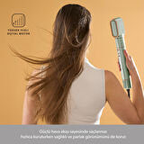 Homend Hairmony 4606H Saç Kurutma ve Şekillendirme Seti Su Yeşili