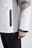 DeFactoFit Su İtici Slim Fit Kapüşonlu Ribana Mont B2303AX24SPGR52