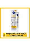 Nivea Q10 2 Adımlı Kırışıklık Karşıtı Bakım Seti,gündüz Kremi Spf30 Ve Cilt Serumu 15 Ml,anında Etki