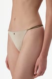 Bej Micro Dantel Brazilian Külot
