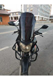Honda CBF 150 Siperlik Ön Cam 2005 2017 Model 51cm Siyah Renkli 4mm