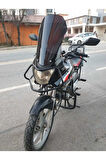 Honda CBF 150 Siperlik Ön Cam 2005 2017 Model 51cm Siyah Renkli 4mm