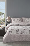 Özdilek Toile De Jouy Çift Kişilik Lastikli Fitted Çarşaf Nevresim Takımı