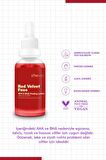 RED VELVET FACE - AHA %30 & BHA %2 Cilt Tonu Eşitleyici Arındırıcı Kırmızı Peeling Serum 30ml