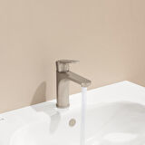 Artema Root Round A4270634 Yüksek Lavabo Bataryası, Fırçalı Nikel