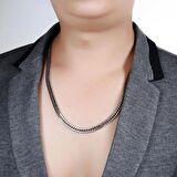 Chavin Gri 58 cm. 5 mm. Gürmet Erkek Çelik Zincir dm91