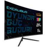 Casper Excalibur M.E315FHD-G 31.5" 260HZ 1ms 400NIT (Hdmı+Display) Curved Freesync + G-Sync Fhd LED Monitör