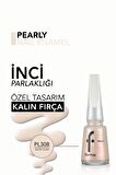 Flormar Sedefli Parlak Oje (BEYAZ) - Pearly Nail Enamel - Pl308 Snow Glam - 8682536035446