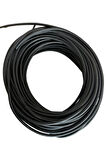 Avize Abajur Lambader Duy Elektrik Kablosu (2 X 0,50 TTR) 5 Metre (SİYAH)