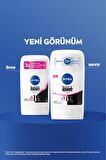 Nivea Kadın Stick Deodorant Black&White Invisible Clear 50ml, 72 Saat Anti-perspirant Ter Koruma, X3 Adet