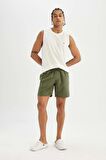 DeFacto Regular Fit Kısa Boy Deniz Şortu D4073AX24HSKH172