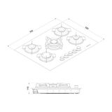 Termikel Ankastre Ocak BH P71A4 W