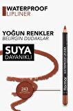 Flormar Waterproof Lipliner - Suya Dayanıklı Dudak Kalemi No:243 Hot Cocoa 1.14 g 8690604567584