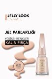 Flormar Jel Görünümlü Parlak Oje (Açık Nude) - Jelly Look Nail Enamel - JL41 WHIPPED CREAM - 8690604497713