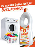 Tekstilmatik Ev Tekstili 3'ü 1 Arada Sıvı Vegan Çamaşır Deterjanı 1200 ml