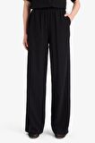 DeFacto Wide Leg Geniş Paça Cepli Yüksek Lastikli Bel Pantolon A9129AX25SMBK81