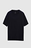 Comfort Lacivert %100 Pamuk T-shirt 6HC14ORT02006