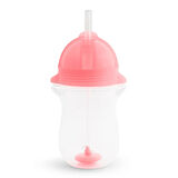 Munchkin Tıklama Kilitli  Uçlu Alıştırma Bardağı,  12ay+296ml Pembe