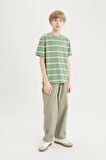 Erkek Çocuk Wide Leg Standart Paça Gabardin Pantolon