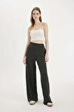 DeFactoFit Wide Leg Geniş Paça Eşofman Altı Standart Boy Beli Lastikli Cepli Modal Kumaş C0493AX24SMAR231