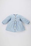 DeFacto Kız Bebek Uzun Kollu Twill Basic Elbise B7735A524SPBE789